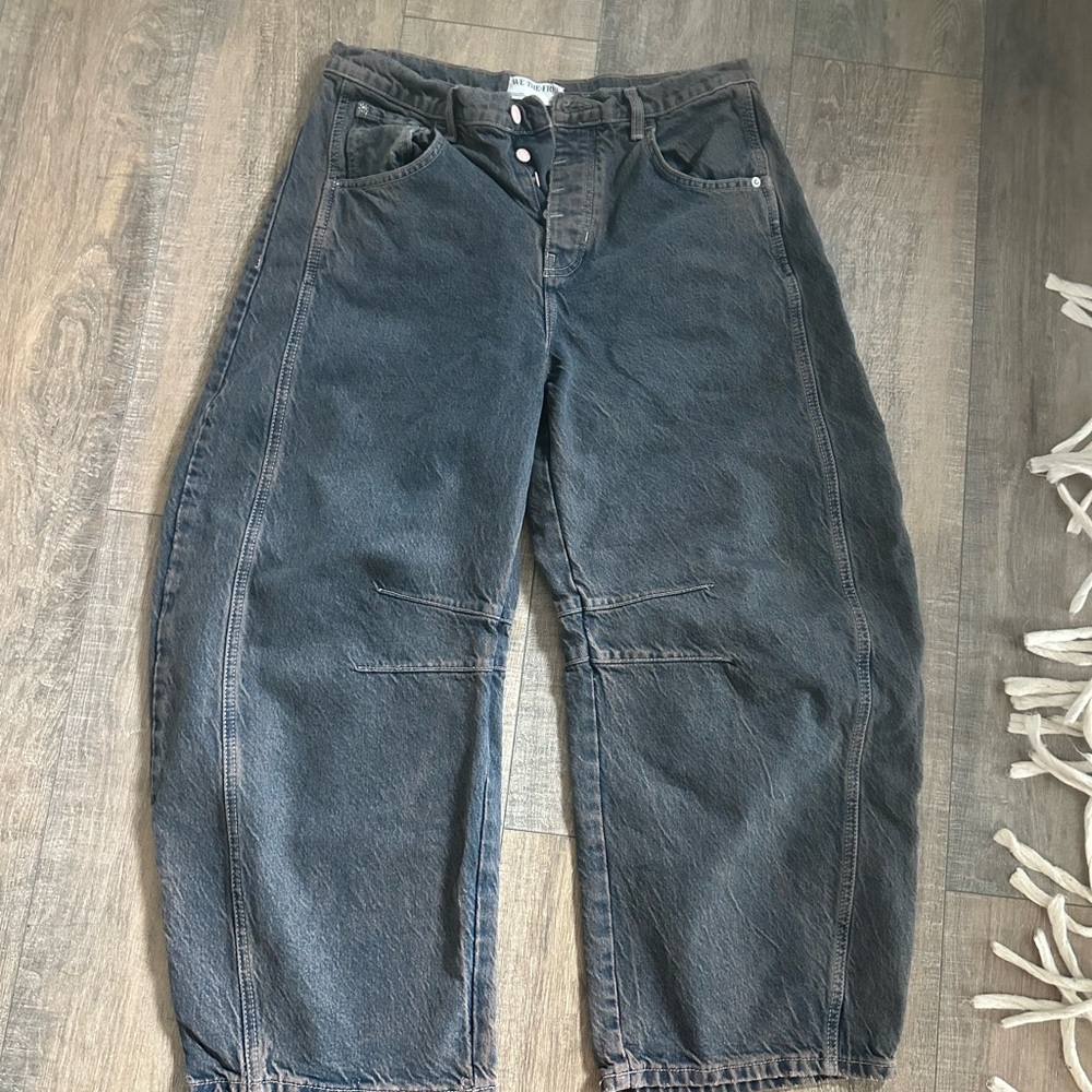 Free People Barrel Jeans